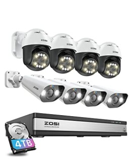 ZOSI 16 Channel 4K PoE Security Camera System Review: AI Detection, 2-Way Audio, Night Vision